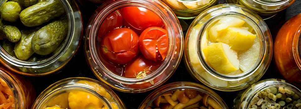 Vegetables Being Pickled